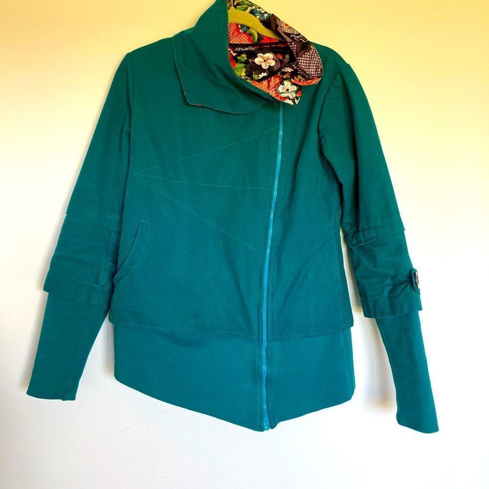 Y2k jacket by Schwing